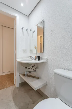 Imagem Apartamento 30M², 1Q, 1 Banheiro, 1 Vaga, Piscina, Academia, Churrasqueira, Salão de Festas.