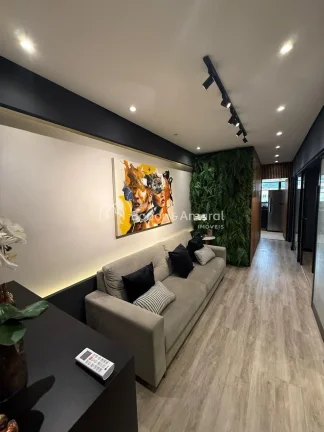 Imagem Oportunidade excelente! Sala comercial mobiliada para locação, contendo 2 banheiros (masculino e f...