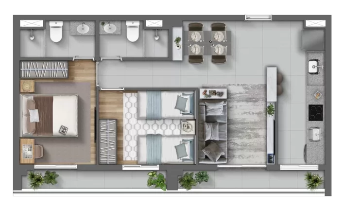 Imagem APARTAMENTO RESIDENCIAL em São Paulo - SP, Santo Amaro