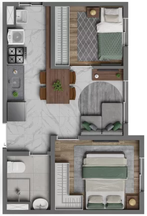 Imagem Apartamento com 2 Quartos à Venda, 31 m² em Jardim Piratininga - São Paulo