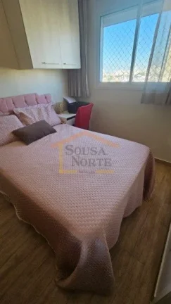Imagem Apartamento com 55m², dispõe de 2 dormitórios, sendo 1 suite, 2 banheiros, sala para dois ambient...