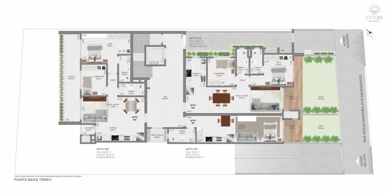 Imagem Apartamento à venda em Torres, Centro, com 2 quartos, 101,45m²