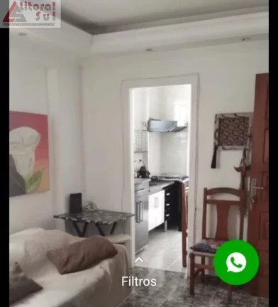 Imagem Apartamento à venda na Guilhermina, Praia Grande-SP: 2 quartos, 2 suítes, 1 sala com 2 ambientes, 3 banheiros e 98m² de área!