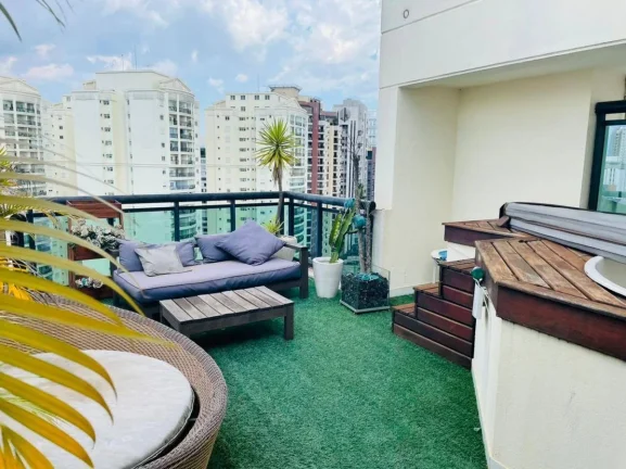 Imagem Flat disponível para locação no Meliá Ibirapuera, com 61m², 1 dormitório e 1 vaga