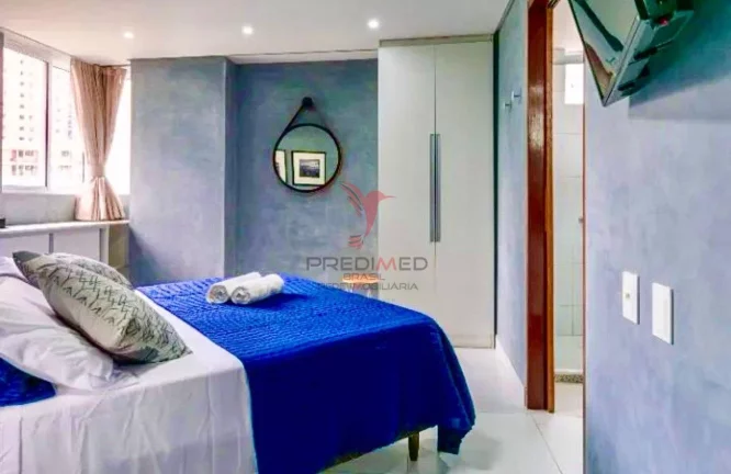 Imagem Flat Studio moderno, mobiliado, excelente localização e pronto para rentabilizar