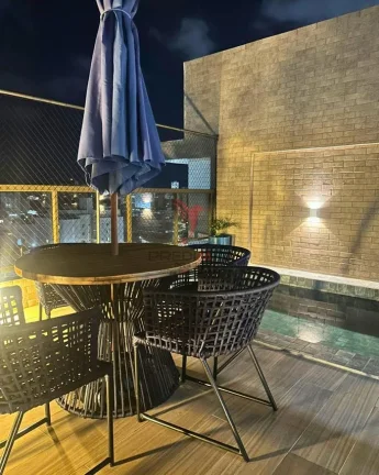 Imagem Cobertura Duplex com Piscina Privativa, 2 Vagas. No Bessa — a apenas 500m da praia!