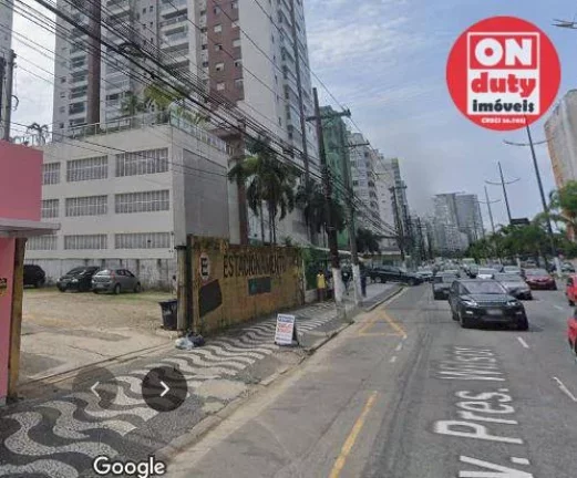 Imagem Terreno à venda, 1190 m² por R$ 11.000.000,00 - José Menino - Santos/SP