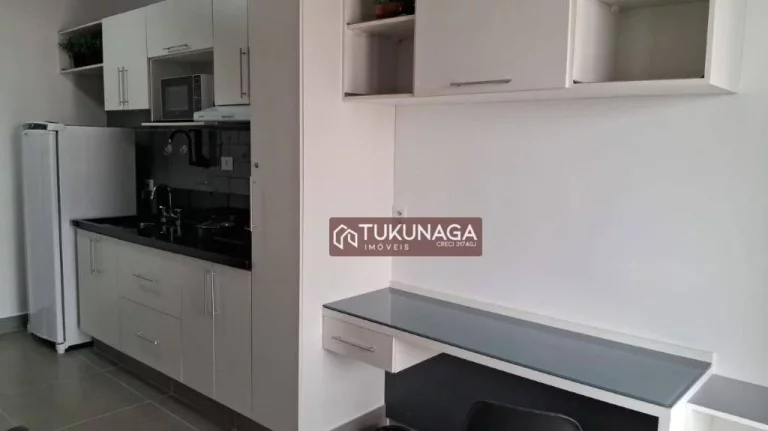 Imagem Studio com 1 dormitório para alugar, 39 m² por R$ 3.967,80/mês - Vila Lanzara - Guarulhos/SP