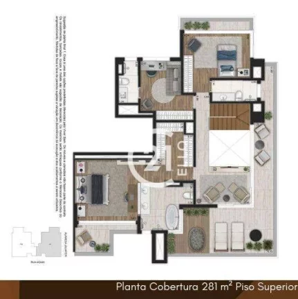 Imagem Cobertura com 4 dormitórios à venda em Moema - São Paulo/SP