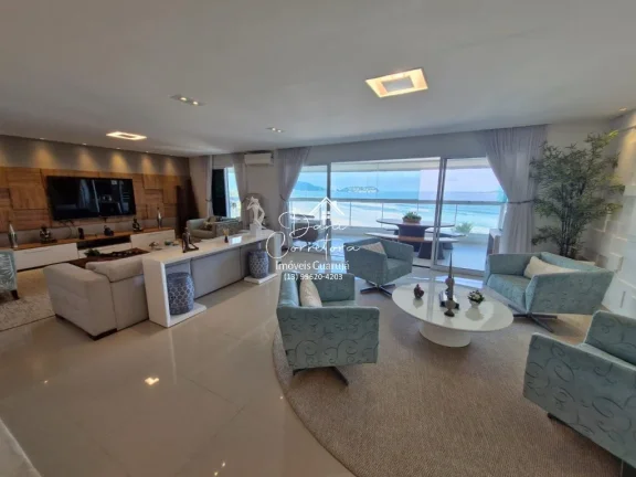 Imagem Apartamento frente mar reformado com varanda gourmet e lazer, Enseada.