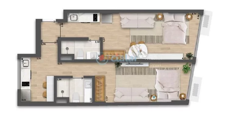 Imagem Cobertura Horizontal à venda 1 Quarto 62.62M Copacabana Rio de Janeiro - RJ | Be in Rio Tonelero Imagem Cobertura Horizontal à venda 1 Quarto 62.62M Copacabana Rio de Janeiro - RJ | Be in Rio Tonelero