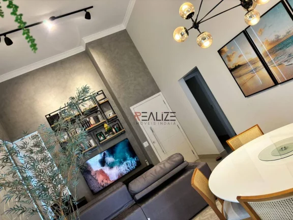 Imagem Casa térrea com 3 suítes à venda, 170 m² por R$ 1.440.000 - Condomínio Alto de Itaici - Indaiatuba/SP