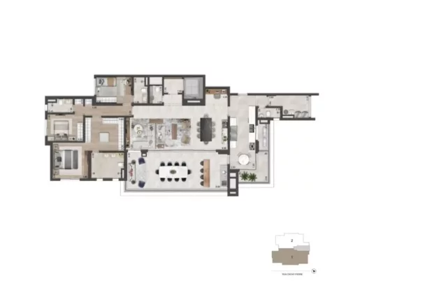 Imagem Edifício Oscar Freire, Comprar apartamento com 4 dormitórios em Pinheiros São Paulo SP