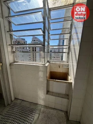 Imagem Apartamento com 2 dormitórios para alugar, 80 m² por R$ 3.800,00/mês - Boqueirão - Santos/SP