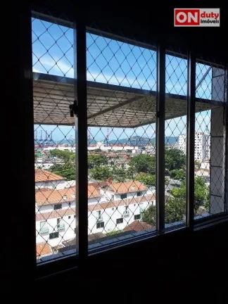 Imagem Apartamento para alugar, 112 m² por R$ 4.250,00/mês - Embaré - Santos/SP