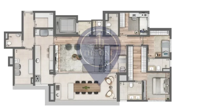 Imagem Apartamento de Alto Padrão em Perdizes: 4 Quartos, 2 Suítes, 2 Salas, 5 Banheiros, 2 Vagas na Melhor Localização de SP!