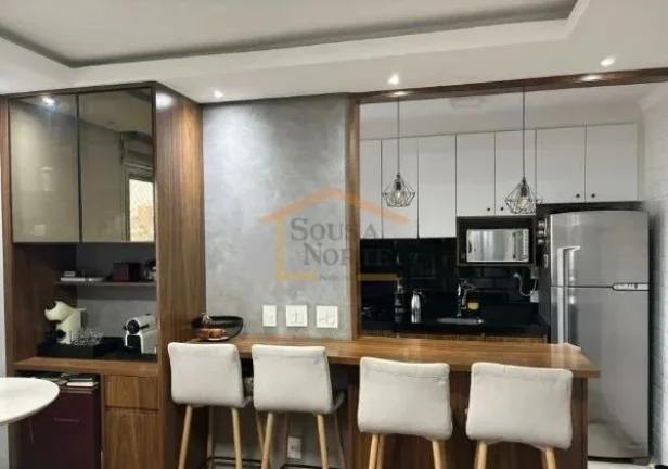 Imagem Apartamento 2 dormitórios, armários, banheiro, sala, cozinha, área de serviço, 1 vaga de garagem...