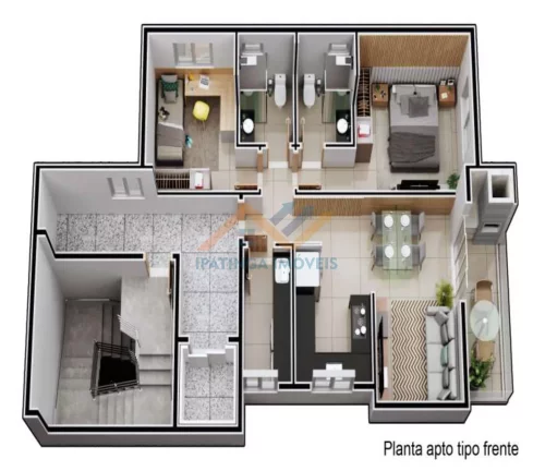 Imagem Apartamento de 2 quartos no bairro Horto - Ipatinga