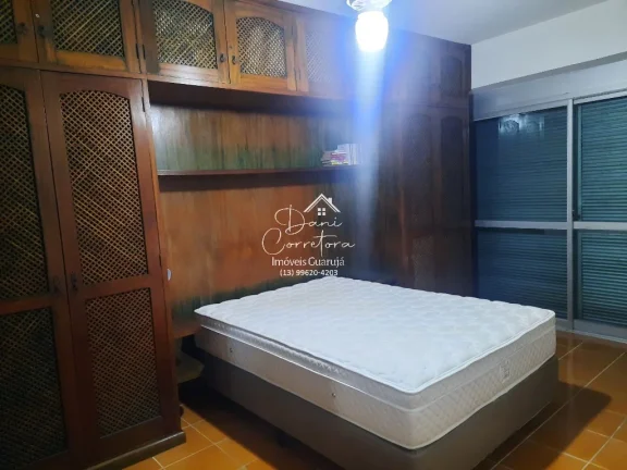 Imagem Apartamento com vista para o mar e lazer, 3 quartos com suíte e 2 vagas na Pitangueiras, Guarujá-SP - 165m² de área.
