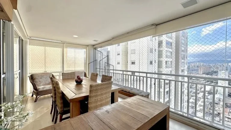 Imagem Apartamento Vila Romana - 139M², 3 Dorms, 2 Suítes, 3 Vagas Determinadas, Varanda Gourmet, Móveis, Armários Embutidos, Split, Academia.