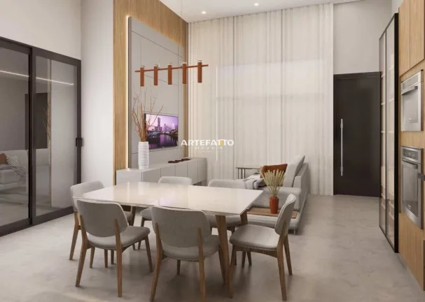Imagem Casa à venda em Franca, Residencial Piamalim, com 3 quartos, 128m2