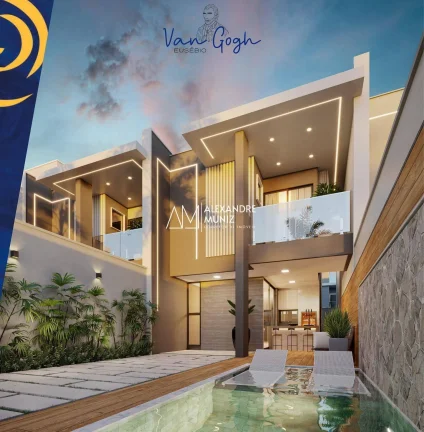 Imagem Van Gogh Eusébio, casas duplex a venda no Eusébio-CE.