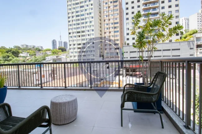 Imagem Apartamento de Luxo no Jardim das Bandeiras: 1 quarto, 1 suíte, 1 banheiro, 38m² - Venda ou Locação em São Paulo-SP!