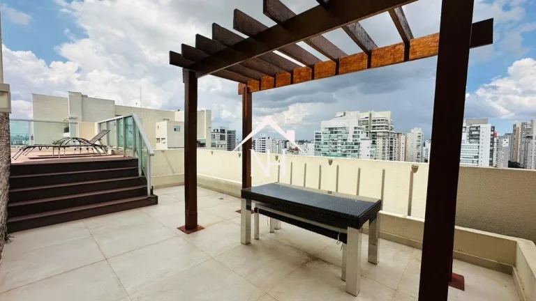 Imagem cobertura duplex de 370 m c/ 3 suítes (1 master), escritório, piscina privativa, 3 vagas com depósito, Churrasqueira, quadra, academia, brinquedoteca