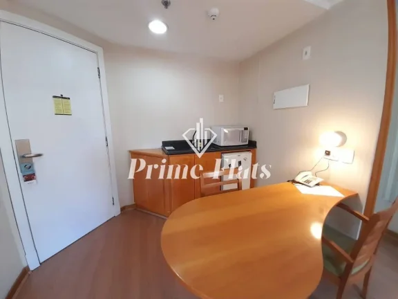 Imagem Flat disponível para locação no Mercure Privilege Moema, com 30m², 1 dormitório e 1 vaga