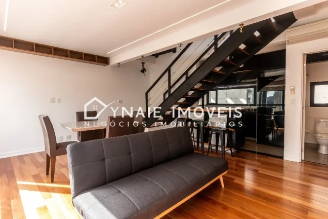 Imagem Apartamento para locação no Brooklin Paulista, São Paulo-SP - 1 quarto, 1 suíte, 1 vaga de garagem e 64m² de área!