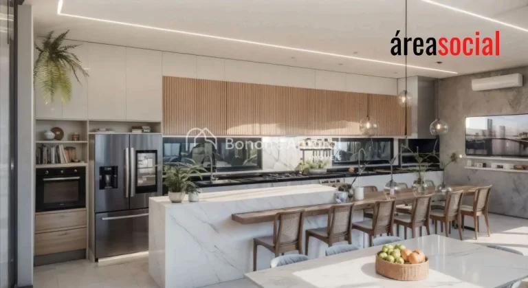 Imagem Sobrado novo à venda no Condomínio Residencial Arborais, com projeto diferenciado. A casa possui s...