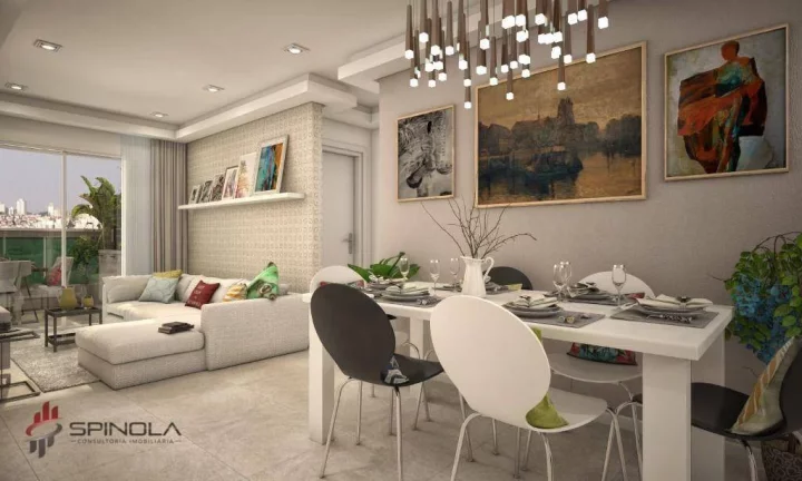 Imagem Apartamento com 2 dormitórios à venda, 56 m² por R$ 410.000,00 - Aviação - Praia Grande/SP