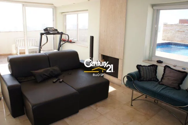 Imagem Cobertura com 3 dormitórios para alugar, 264 m² - Campo Belo - São Paulo/SP