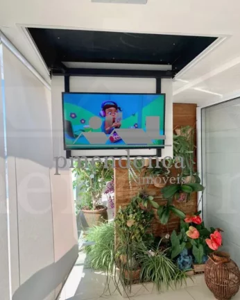 Imagem Apartamento com varanda gourmet em Perdizes, andar alto e vista para o por do sol.
