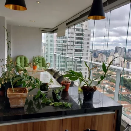 Imagem Apartamento mobiliado de alto padrão no Brooklin com 3 dormitórios