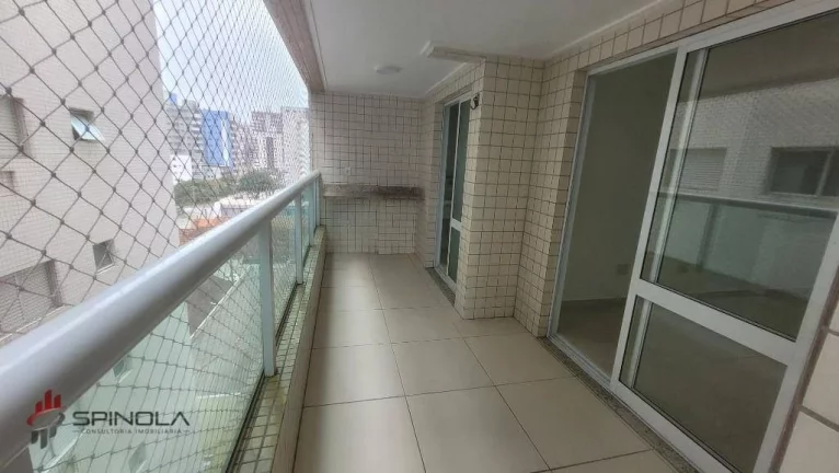 Imagem Apartamento com 1 dormitório à venda, 53 m² por R$ 360.000,00 - Guilhermina - Praia Grande/SP