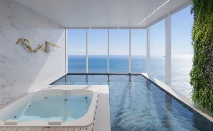Imagem Apartamento de alto padrão com 4 suítes e 4 vagas de garagem na Beira mar de Balneário Camboriú/SC