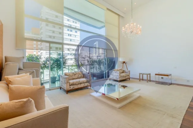 Imagem Luxuoso apartamento de 4 quartos e 4 suítes em Perdizes, São Paulo-SP: 2 salas, 6 banheiros, 4 vagas de garagem, 250m² de área.