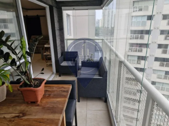 Imagem Apartamento de 2 quartos e 2 suítes na Vila Andrade, São Paulo-SP 2 salas, 3 banheiros, 2 vagas e 84,00 m² de área.
