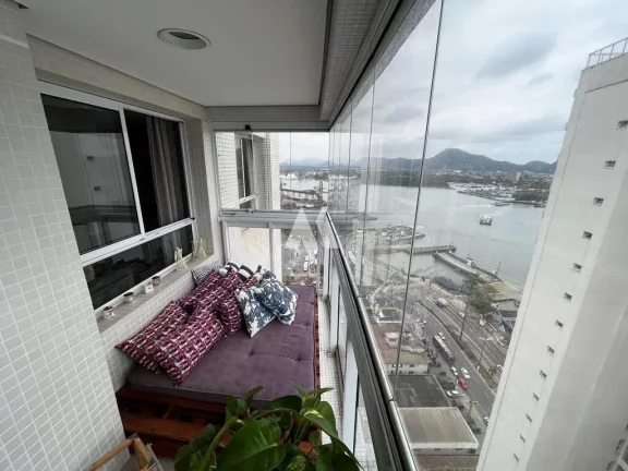 Imagem Apartamento com vista mar 3 suites na Ponta da Praia em Santos