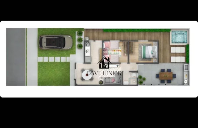 Imagem Casa com 2 dormitórios à venda, 53 m² por R$ 450.000,00 - Condomínio Residencial Villa Amarone - Sorocaba/SP