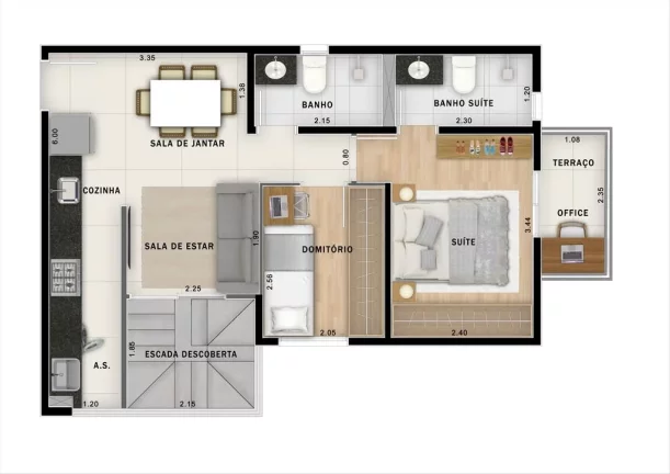 Imagem APARTAMENTO RESIDENCIAL em Santo André - SP, Jardim