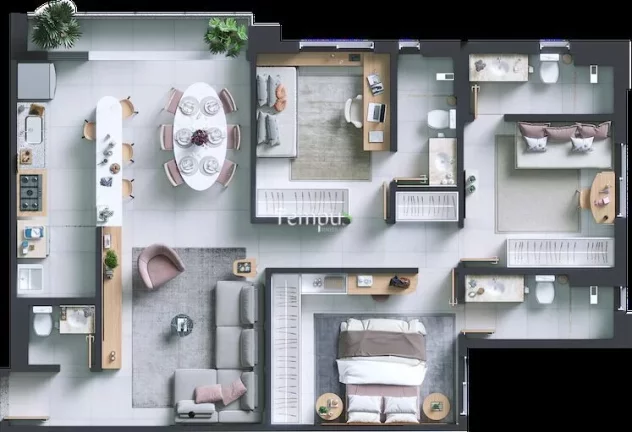 Imagem Alt. 65 Home design - Apartamento ALT- 65, à venda no bairro Setor Bela Vista - Goiânia/GO