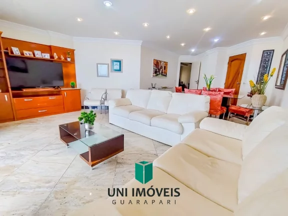 Imagem Apartamento à beira-mar em Guarapari, 4 quartos, 2 suítes, varanda ampla e 144m² de conforto