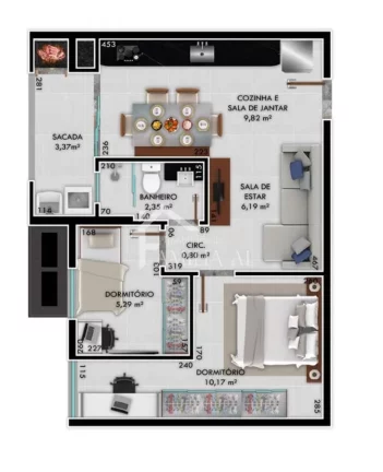 Imagem Apartamento na Planta Guanabara