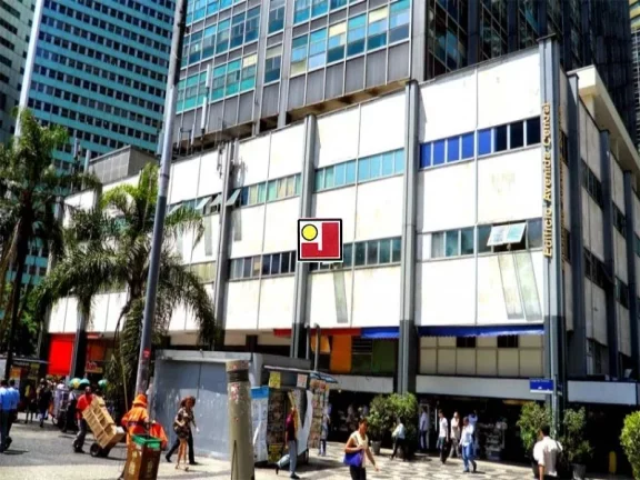 Imagem Vendo grupo salas Ed Avenida Central, Rio Branco 156, 130m² (63m² + 67m²), R$80.000,00 + R$85.000,00, prédio referência centro Rio, ar central