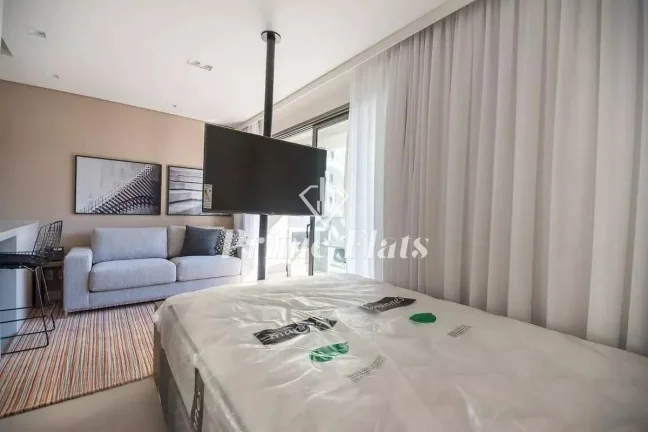 Imagem Flat disponível para venda no VHouse por JFL Living, com 36m², 1 dormitório e 1 vaga