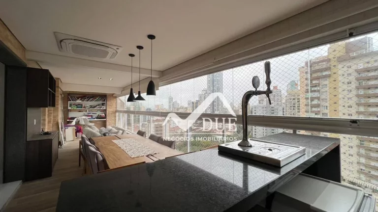 Imagem LOCAÇÃO GONZAGA, R$ 13.000,00 PACOTE, 3 dormitórios, 135 m², LAZER COMPLETO, VARANDA GOURMET - Santos/SP