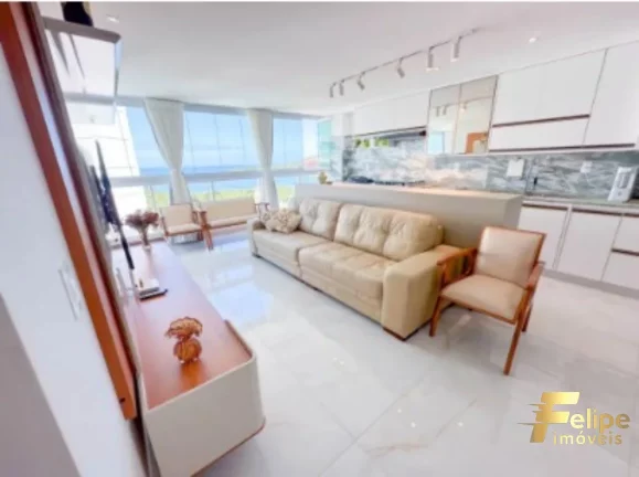 Imagem Apartamento finamente decorado vista mar na Praia do Morro!