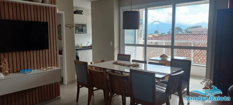 Imagem Apartamento com 2 suítes mais lavabo/Tenório-Ubatuba